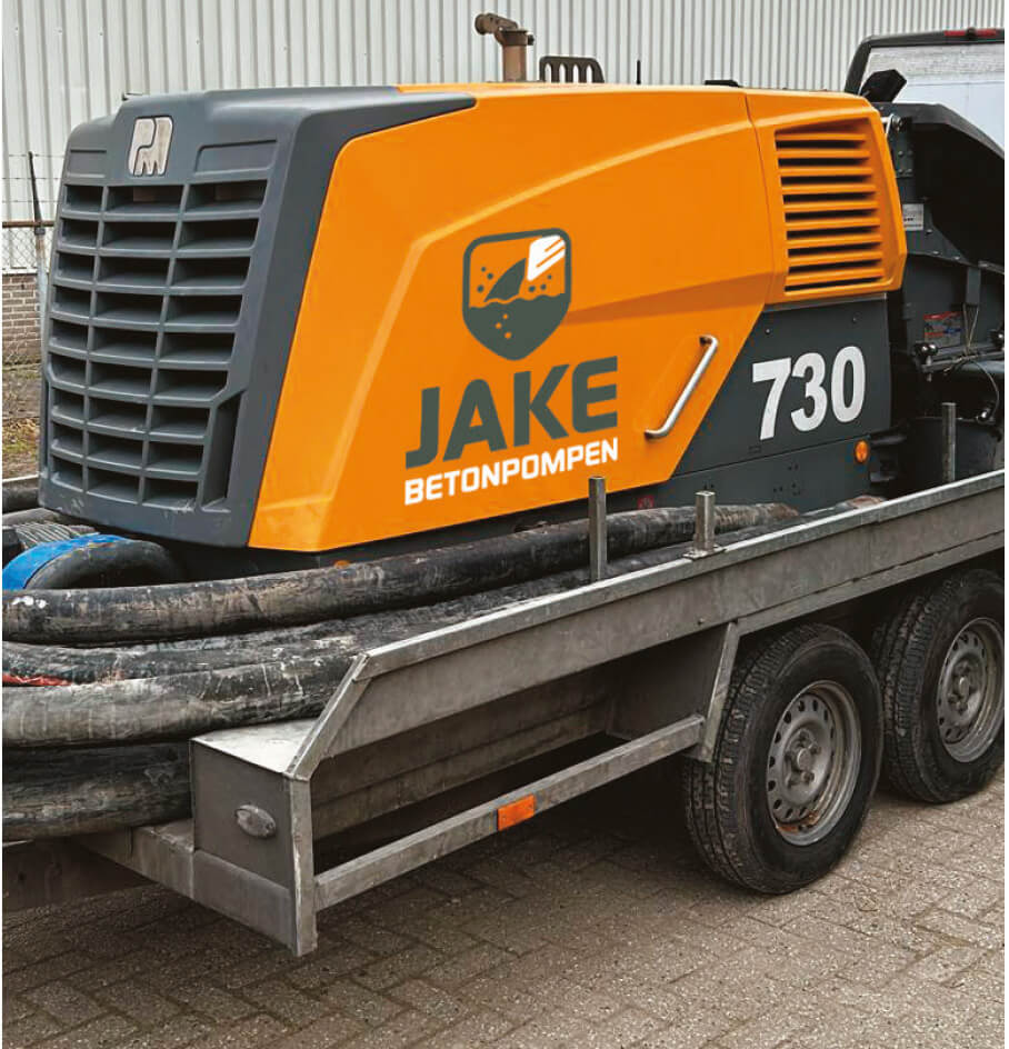 Beton bestellen met pomp